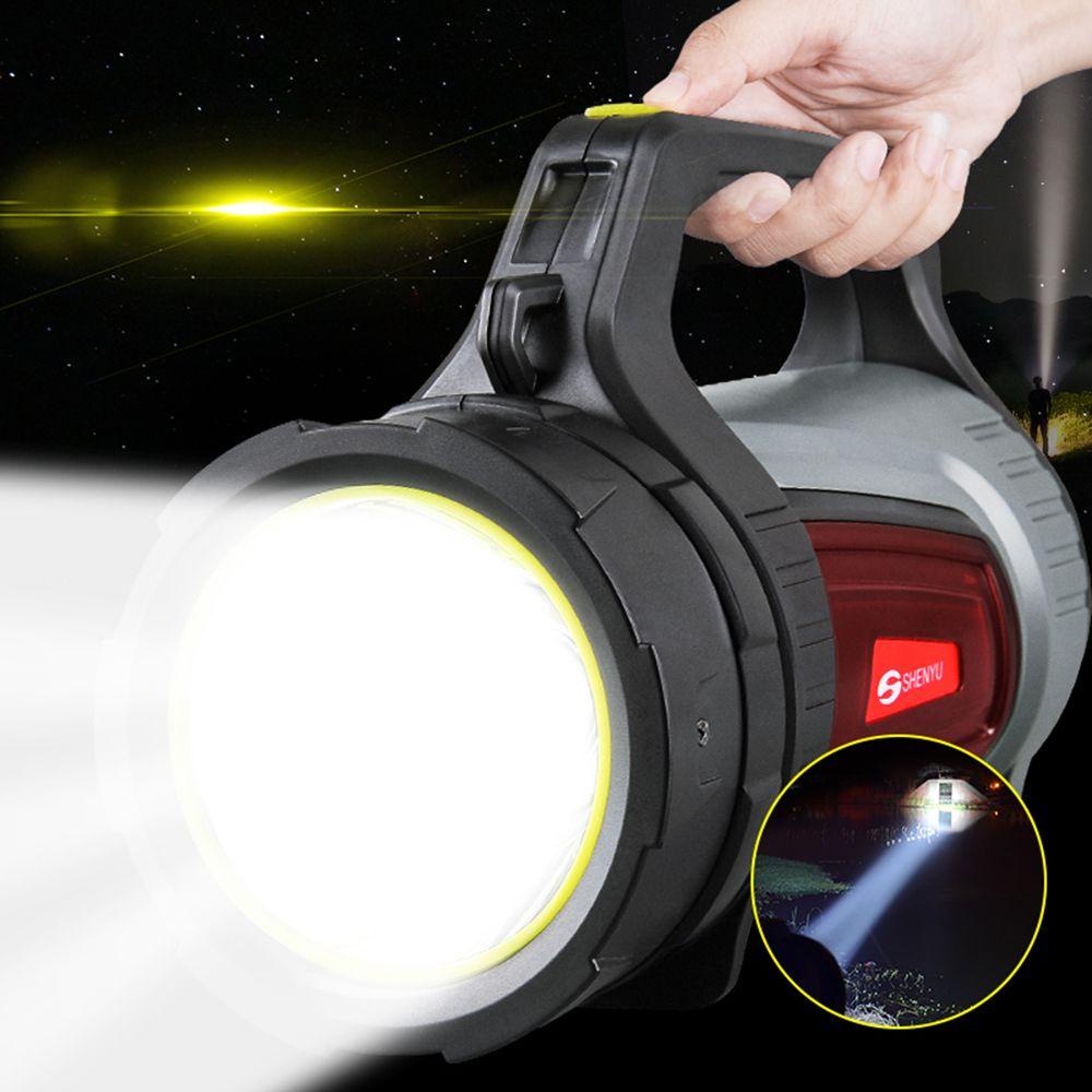 MYRONGVN Đèn Pin Sạc USB Siêu Dài Dùng Ngoài Trời