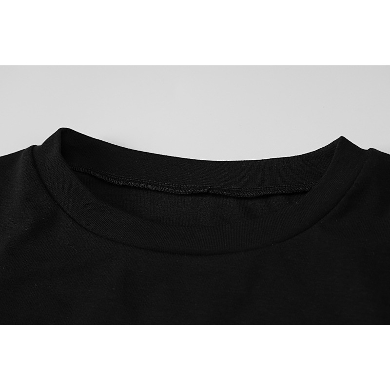 Áo Thun Tay Ngắn Cổ Tròn In Chữ Thời Trang Cho Nữ