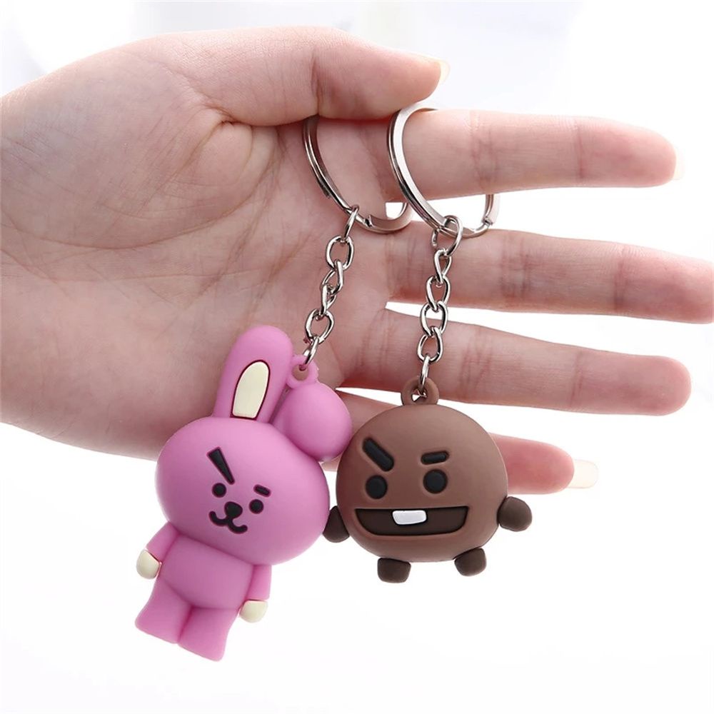 Móc Khóa Hình Nhân Vật Bt21 Xinh Xắn