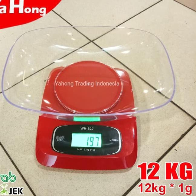 Cân Thực Phẩm Điện Tử 12kg 1g