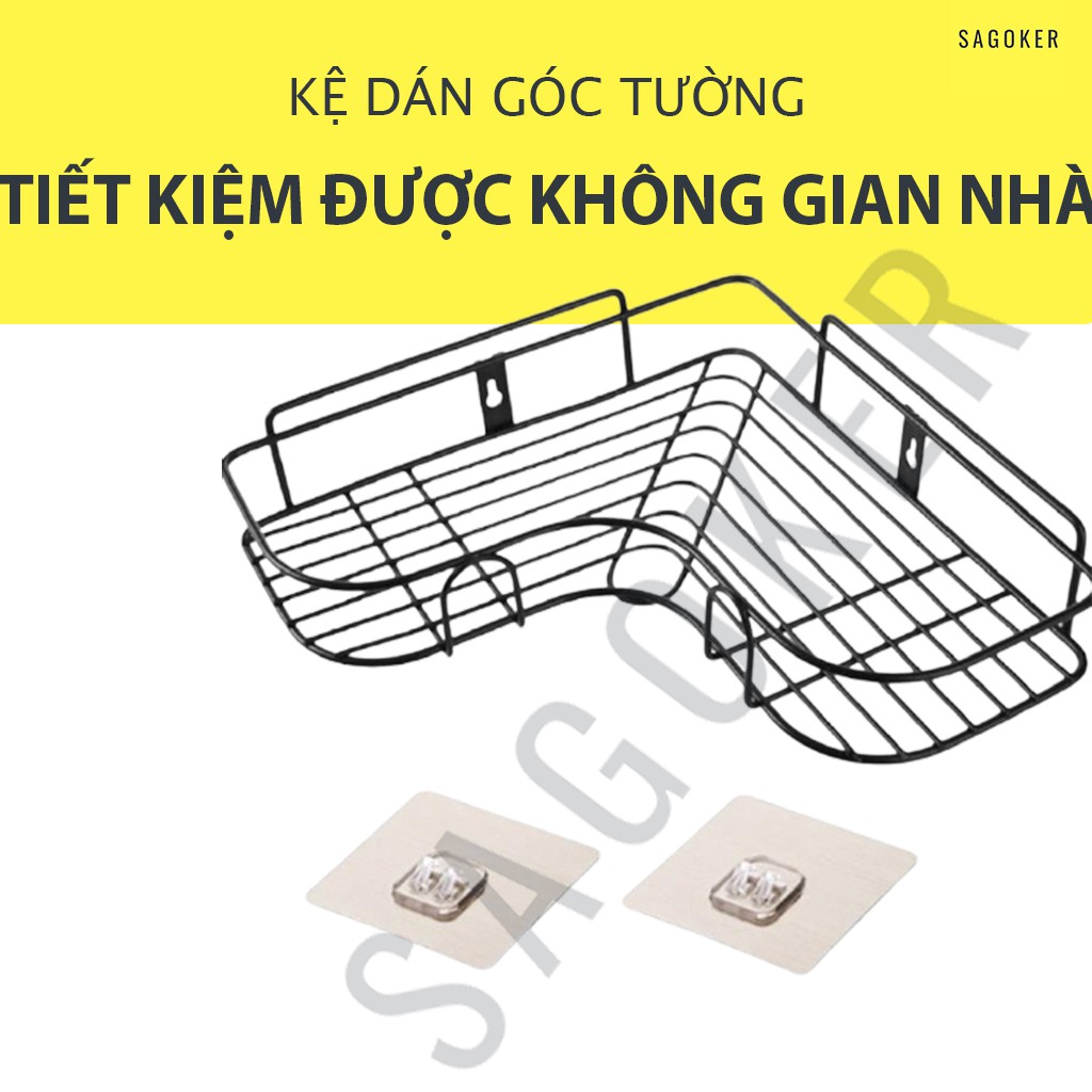 Kệ dán góc tường SAGOKER, mã SG_KD_GT