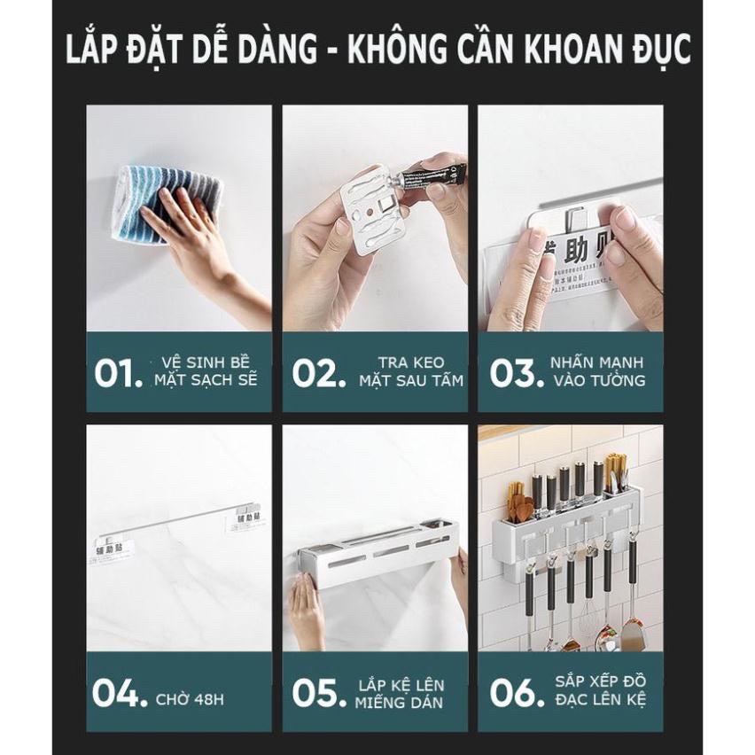 Kệ treo đồ nha bếp đa năng Phú Khang