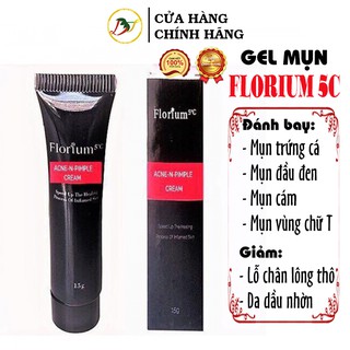 Gel thoa giảm mụn Florium 5C Hàn Quốc (có mẫu mới)