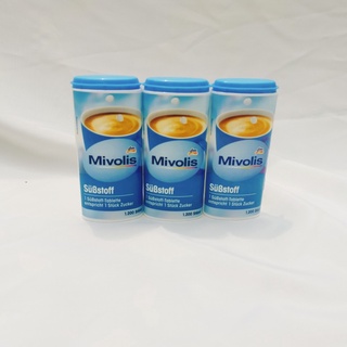Đường ăn kiêng Mivolis chính hãng dùng cho người ăn kiêng, tiểu đường dạng viên dùng nấu ăn( hàng đi air, hàng Đức)