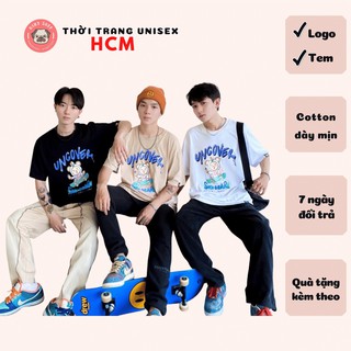 Áo thun Uncover Sici Bear - Áo thun oversize nam nữ AL87