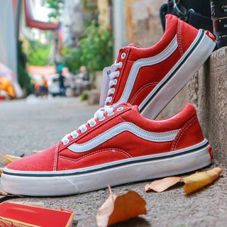 GIÀY THỂ THAO OLD SKOOL ĐEN VÀ ĐỎ