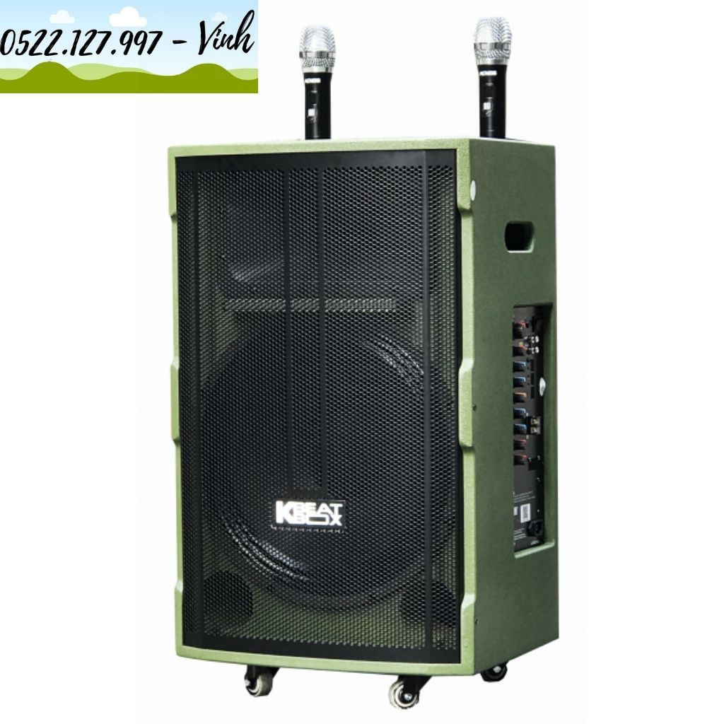 Loa kéo Acnos CB39G Bluetooth Loa bass 4 Tấc micro UHF - Chính Hãng Acnos