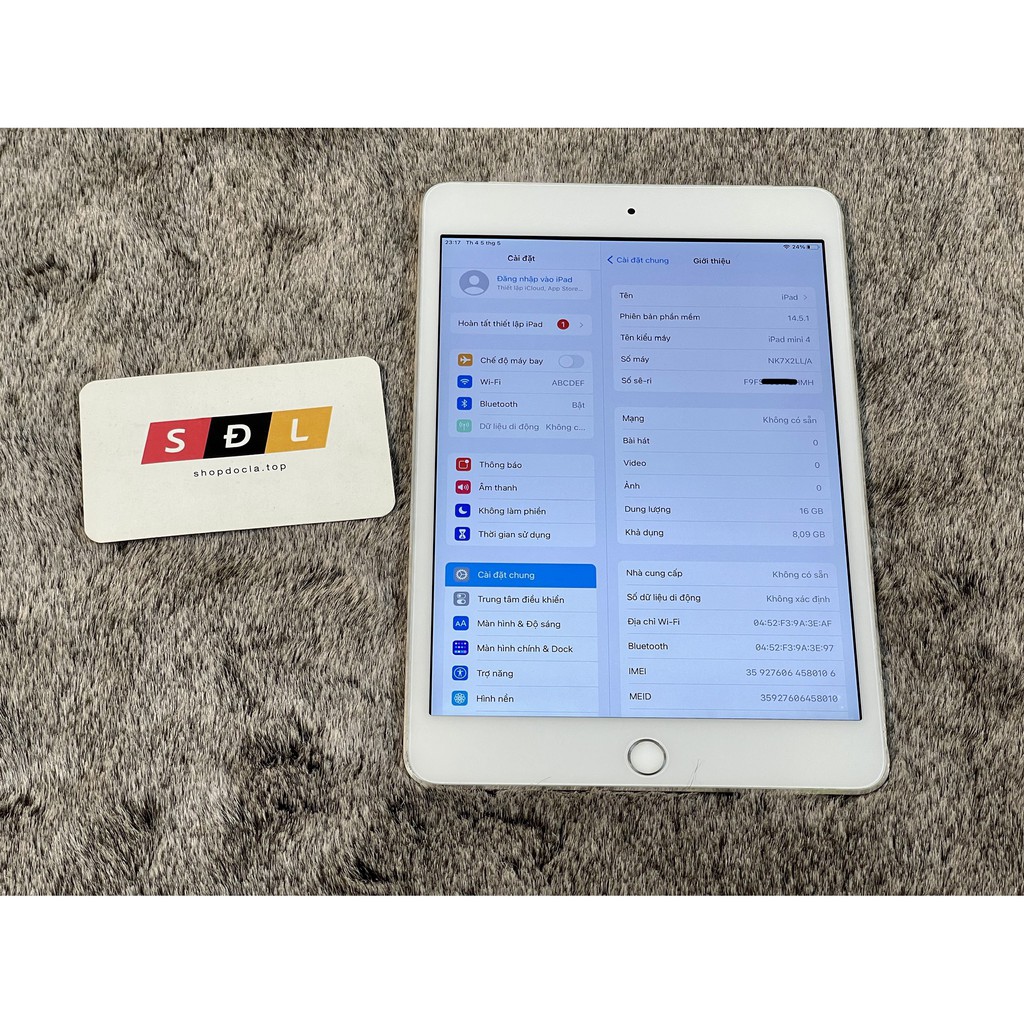 Máy tính bảng Apple iPad mini 4 16GB bản WIFI & 4G | BigBuy360 - bigbuy360.vn