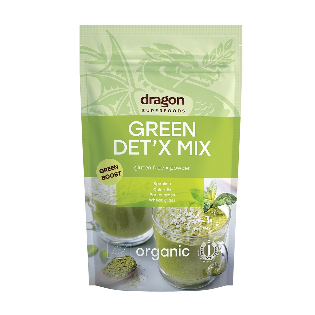 Hỗn hợp bột xanh hỗ trợ thải độc Green Det’x mix - Dragon Superfoods - 200g - HCMShop