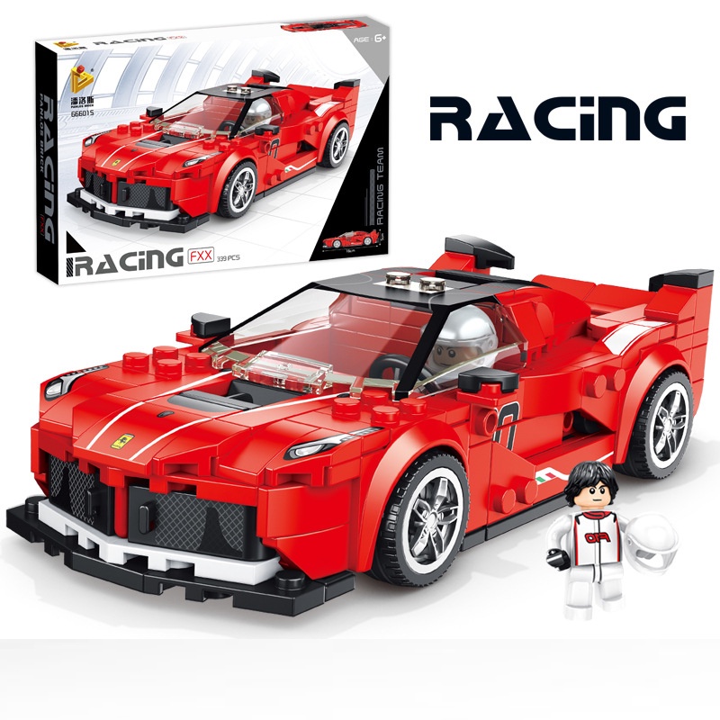 Bộ đồ chơi lắp ráp xe đua Racing Car Ferrari