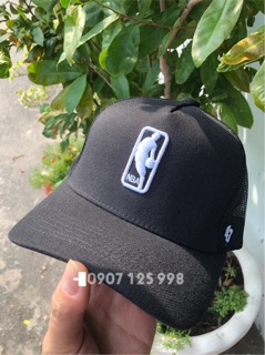 Nón kết phối lưới thêu logo NBA