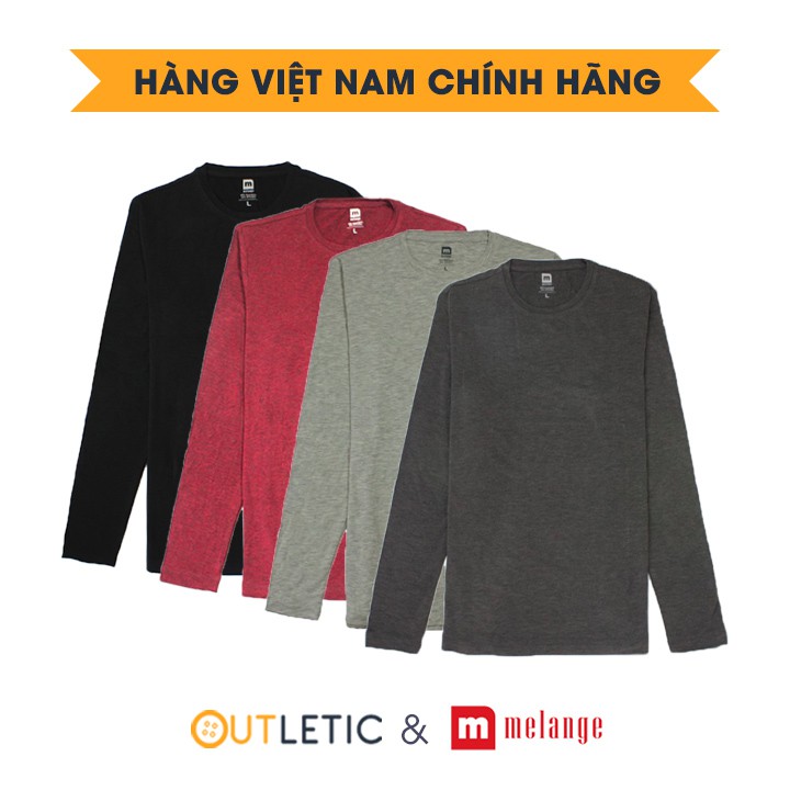 Áo giữ nhiệt nam cổ tròn Heattech độc quyền công nghệ Nhật Bản Melange MH.47.01 – Hàng Việt Nam chính hãng