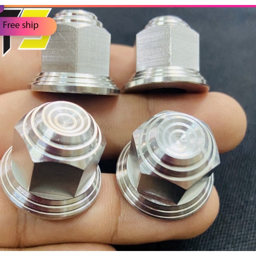 (chuyên ỐC kiểu xe máy) Tán SALAYA INOX V2 10ly sử dụng bắt cốt bánh trước sau WAVE, DREAM, EXCITER, SONIC...