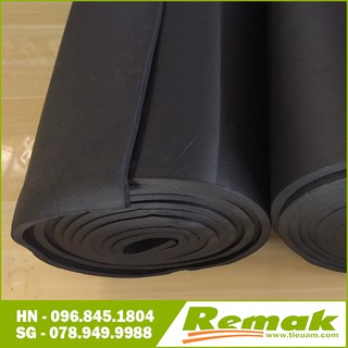 Cuộn cao su lưu hóa dày 10mm Khổ 1m Bảo ôn giữ nhiệt lạnh