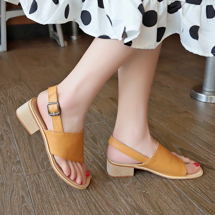 Giày Sandal Kẹp Ngón Phong Cách Âu Mỹ Cho Nữ