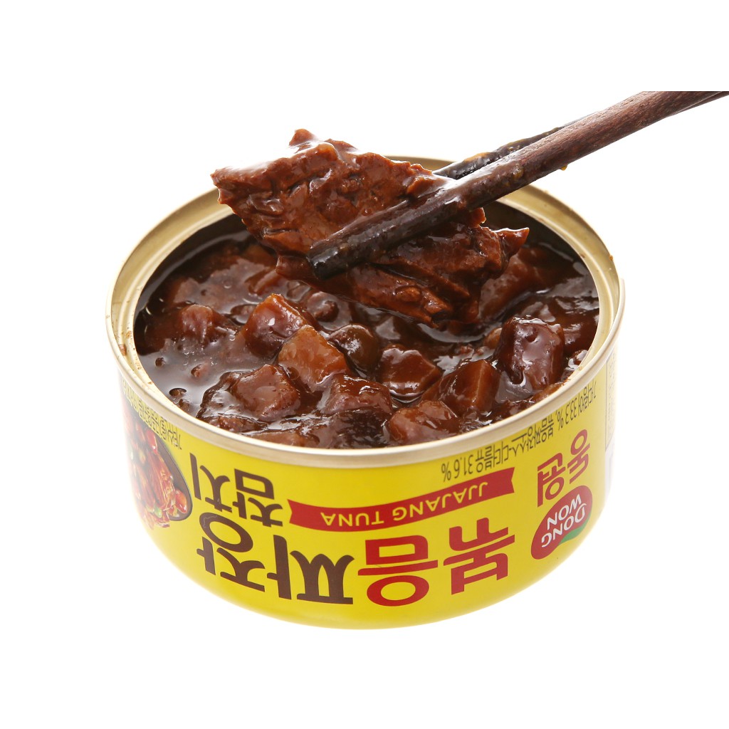 Cá ngừ sốt tương đen đóng hộp DONGWON hộp 150gr