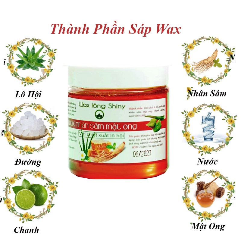 Wax Lông Shiny -Triệt Lông Tận Gốc, An Toàn, Không Đau ( Tặng 50 Giấy và que Wax )