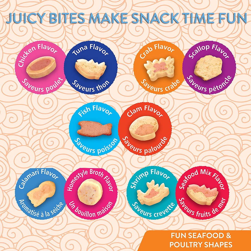 Bánh Thưởng Snack Juicy Bites INABA Siêu Thơm Mềm Hấp Dẫn Cho Mèo