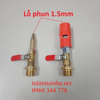 Béc xịt rửa ren 22mm dùng nối ống áp lực cao ren 22mm, phụ kiện máy rửa xe