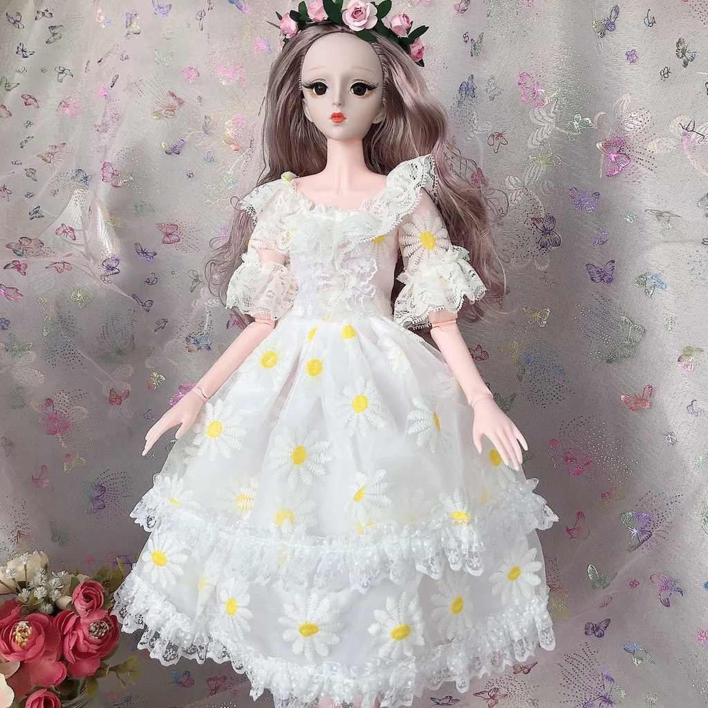 Váy tiểu thư công chúa cho búp bê 60cm