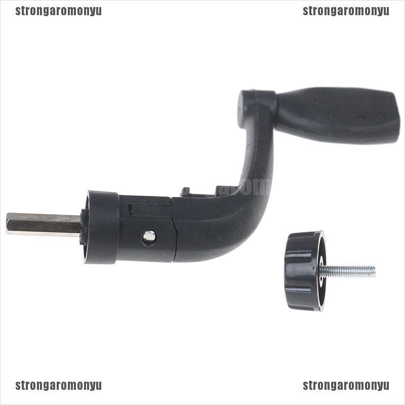 Máy Câu Cá Tay Quay Bằng Nhựa Màu Đen