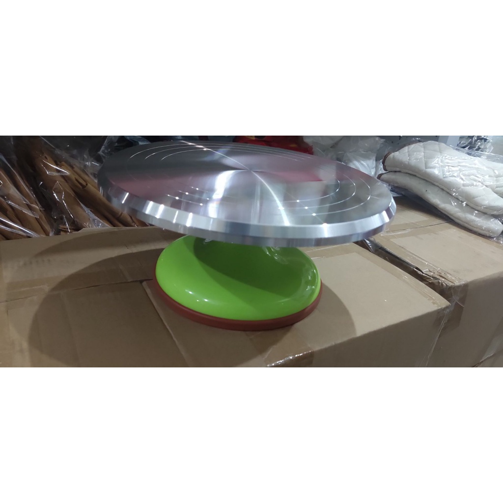 Bàn Xoay Hợp Kim Nhôm 12 Inch  Làm Bánh Kem