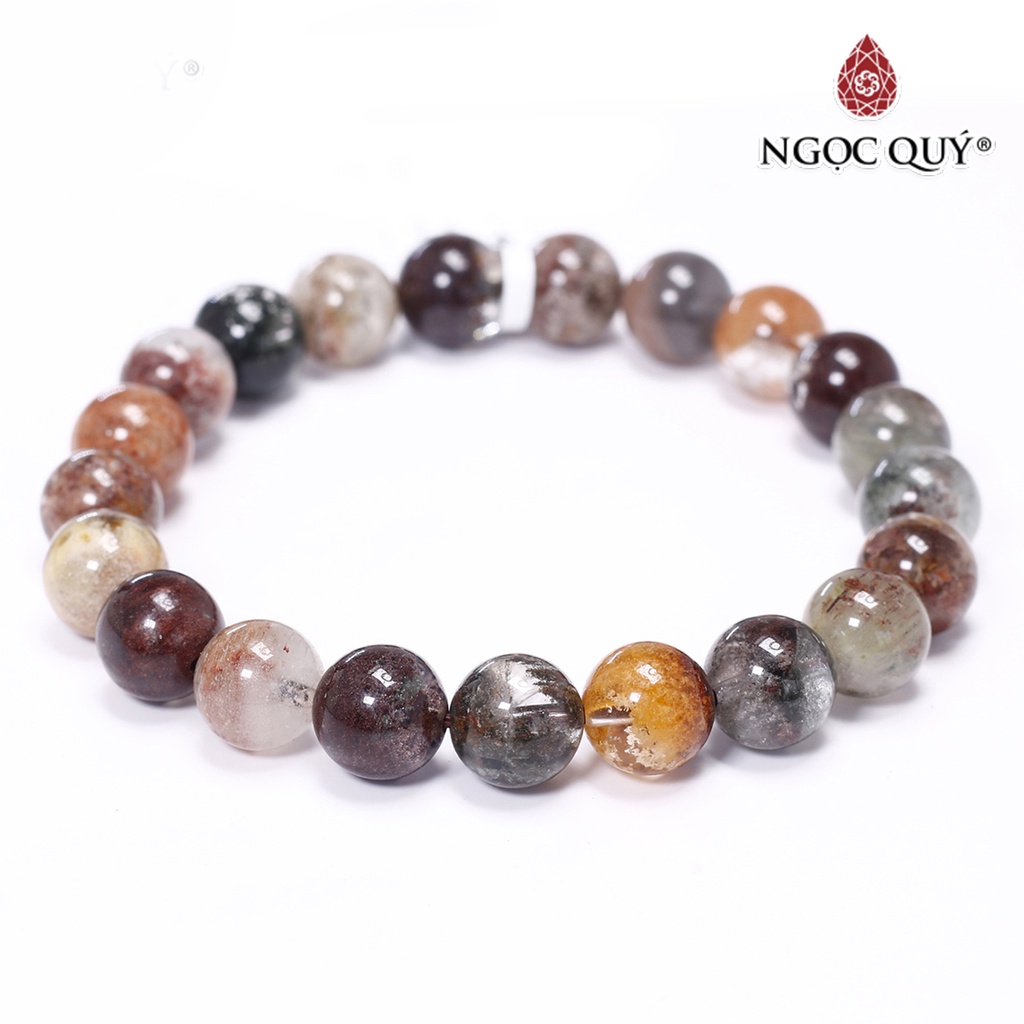 Vòng tay trơn TA ưu linh đa sắc - Ngọc Quý