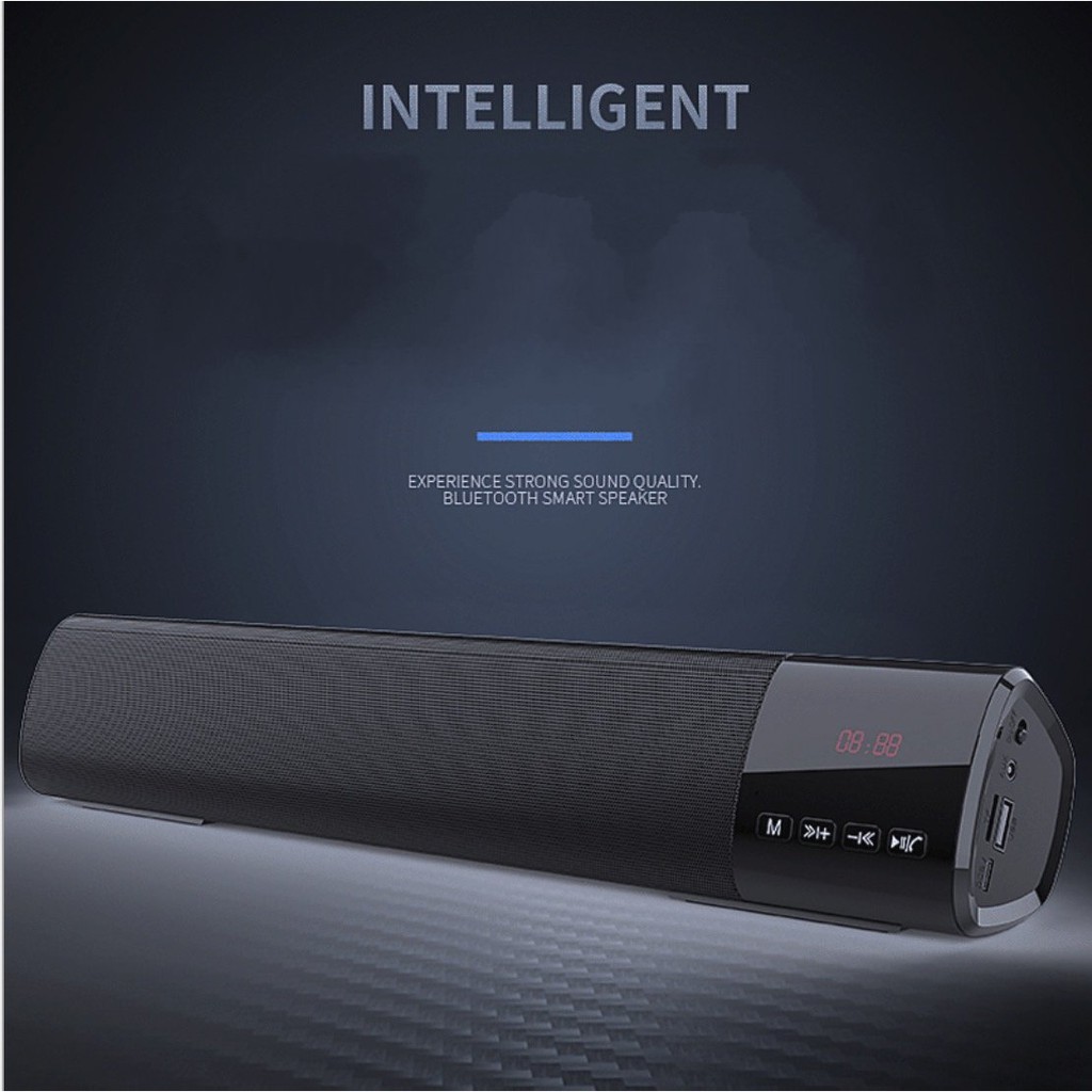 Loa Soundbar Bluetooth 5.0 1200mAh DSPBlack - Home and Garden