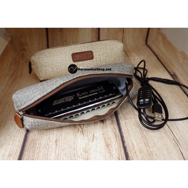 Túi giữ ấm Kèn harmonica Chromatic 12, 16 lỗ