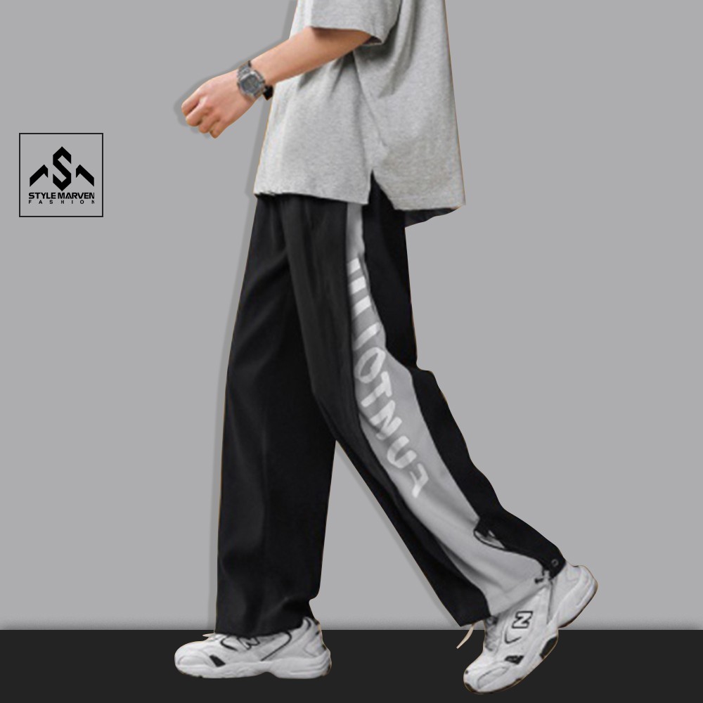 Quần jogger thể thao unisex STYLE MARVEN dáng suông Hàn Quốc phối chữ thời trang - JOGGER NAM 90000100C