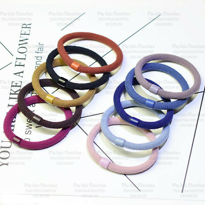 Dây chun buộc tóc handmade phong cách Hàn
