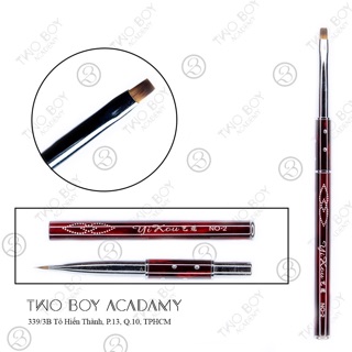 Cọ bản vuông vẽ bột bản 3D cọ bản số 2 vẽ hoa bột