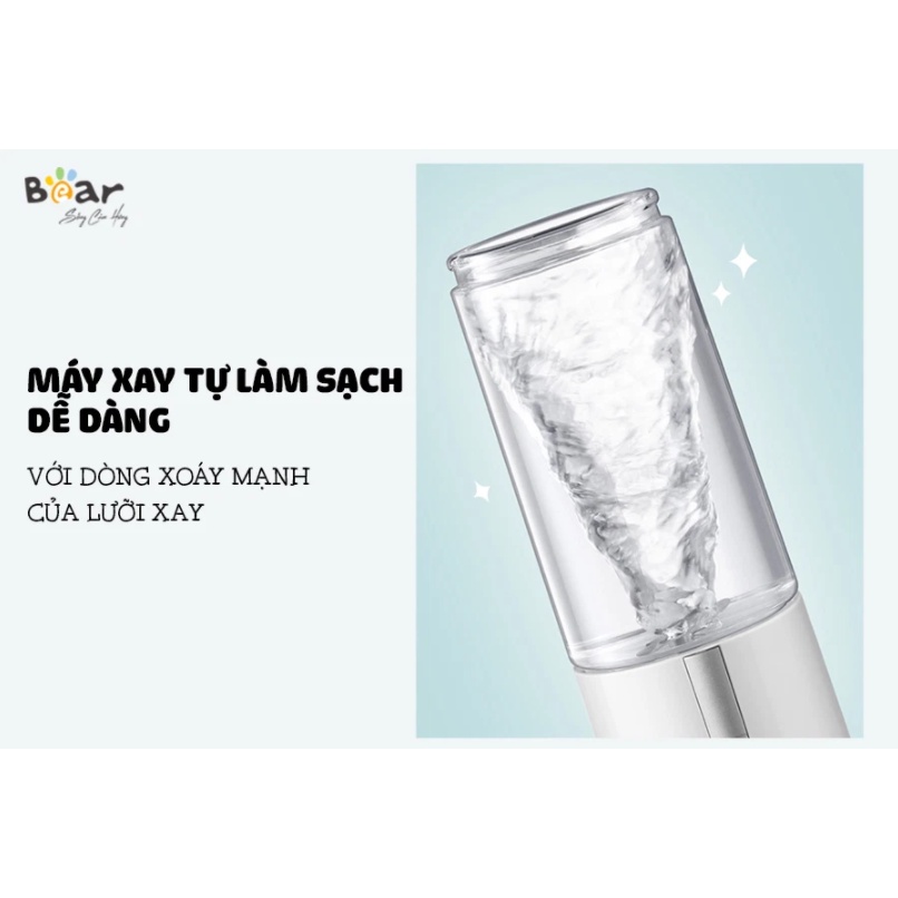 Máy Xay Sinh Tố Cầm Tay Bear BL-B35V1 350ML - Bảo Hành 18 Tháng