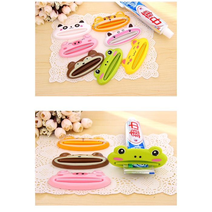 Kẹp Nặn Kem Đánh Răng Miệng Thú Hoạt Hình Cute