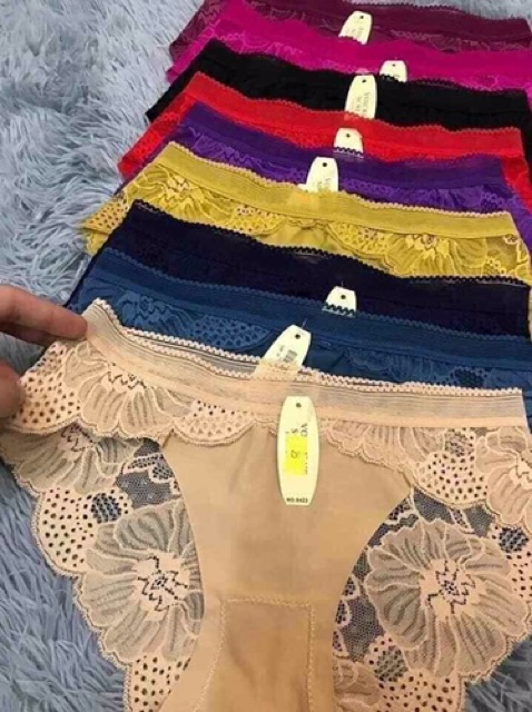 Quần lót su đúc pha ren siêu yêu( free sz từ 40-57kg)