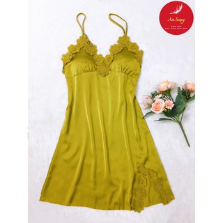 váy ngủ lụa satin