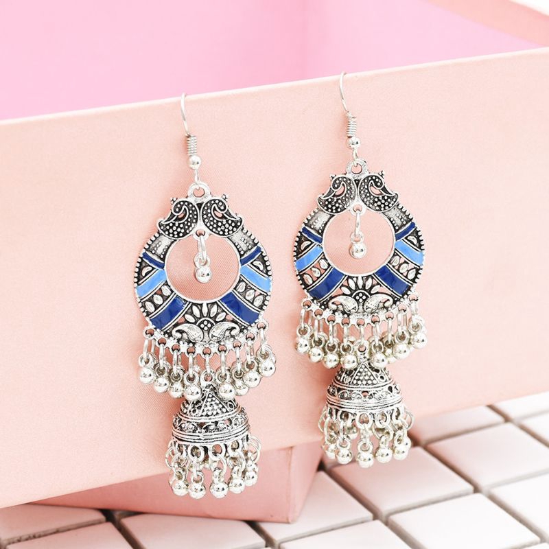 Bông tai phong cách ấn độ độc đáo dành cho nữ