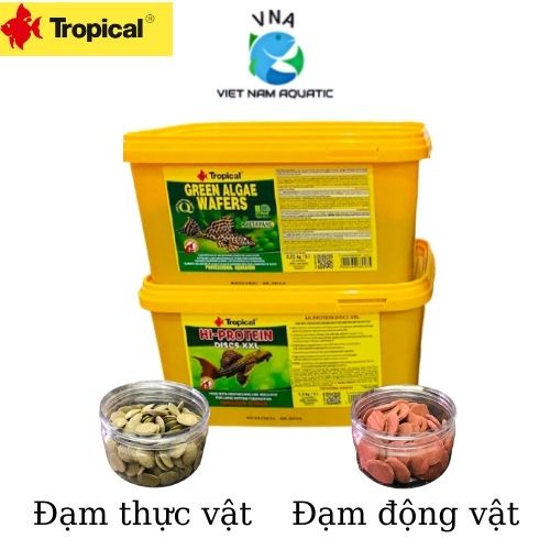 Thức Ăn Cho Cá Pleco - Tropical Hi -Protein Cho Cá Tầng Đáy Phát Triển Và Tăng Cường Màu Sắc(100g)