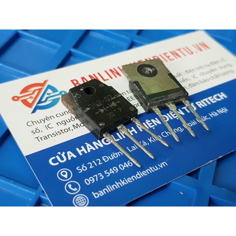 [Combo 5 chiếc] D92-02, ESAD92-02 Rectifier Diode 20A/200W TO-3P (tháo máy)