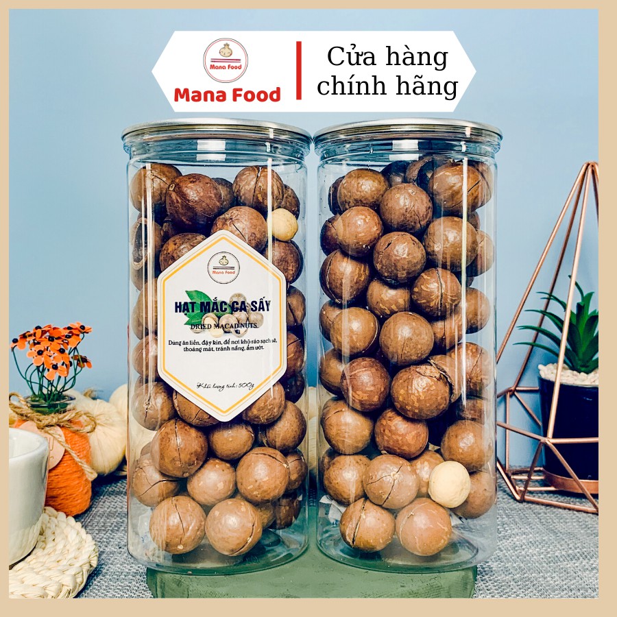 500G Macca Daklak Sấy Mana Food | VSATTP - Hạt bùi béo - Chất lượng