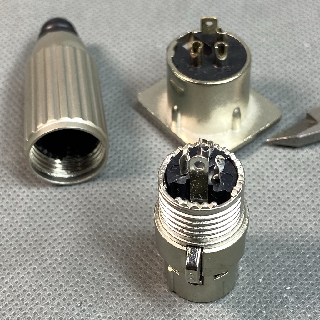 BỘ KẾT NỐI - GIẮC CẮM 19 MM, CÓ NGÀM KHÓA. INOX, CHỊU TẢI CAO