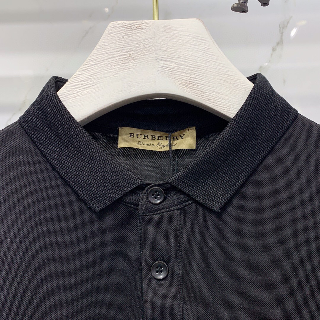 Burberr Áo thun cotton tay ngắn in logo  thời trang dành cho nam 2020 polo