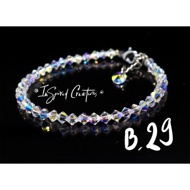 Vòng tay pha lê Swarovski nhân tạo B.29