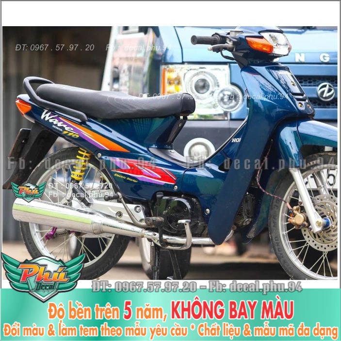 Tem rời Wave nhỏ Xanh (X) -1