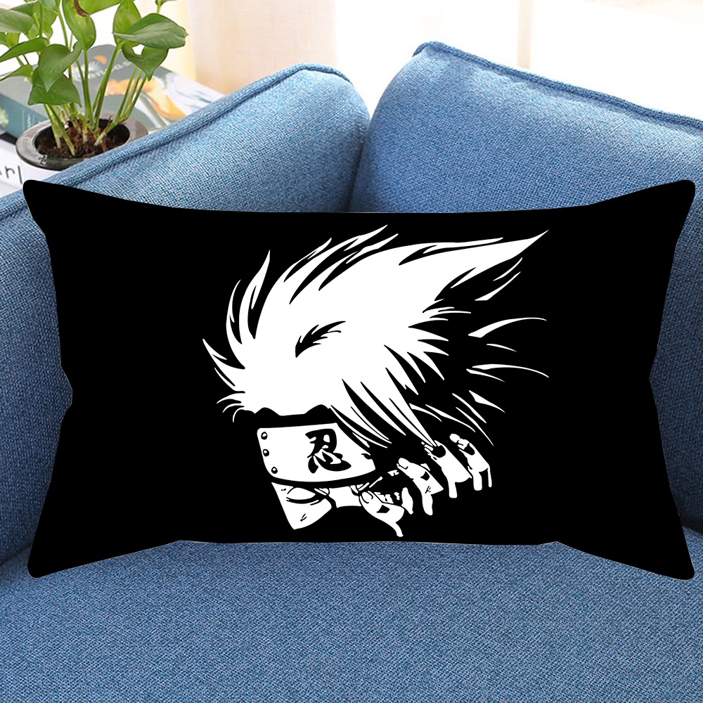Vỏ Gối Chữ Nhật 50X30Cm In Hình Naruto Độc Đáo