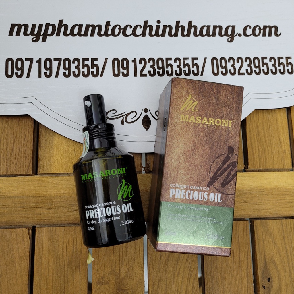 MASARONI TINH DẦU DƯỠNG TÓC ARGAN PRECIOUS OIL 60ml