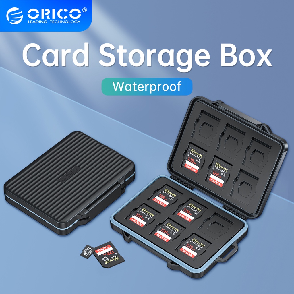 Hộp đựng đĩa cứng/ thẻ nhớ SD TF ORICO chống nước siêu bền tiện dụng PHCD