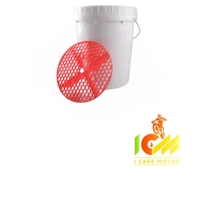 Xô Nước Rửa Xe Và Lưới Lọc Cát Chuyên Dụng