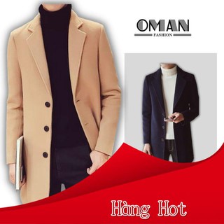 [ hot sale ] Áo khoác dáng dài, áo măng tô nam Hàn Quốc dày dặn - OMAN AD030
