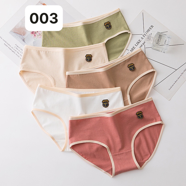Quần Lót Nữ - Quần Lót Cotton Họa Tiết Cute Mềm Mịn Siêu Thoáng Mát  BELLAR BRA L003